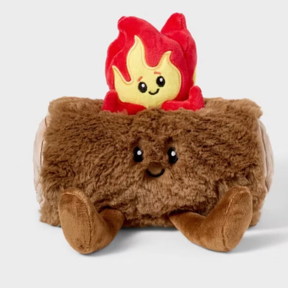 7” Yule Log Stuffed Animal - Gigglescape